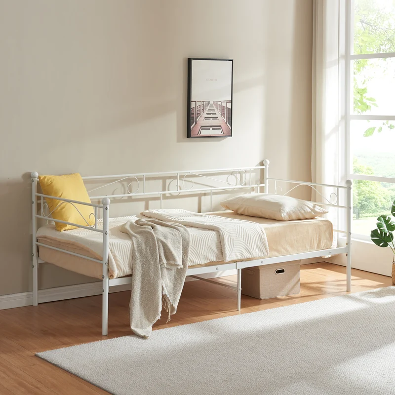 Säng Kelebia i metall 200x90cm [en.casa] välj modell