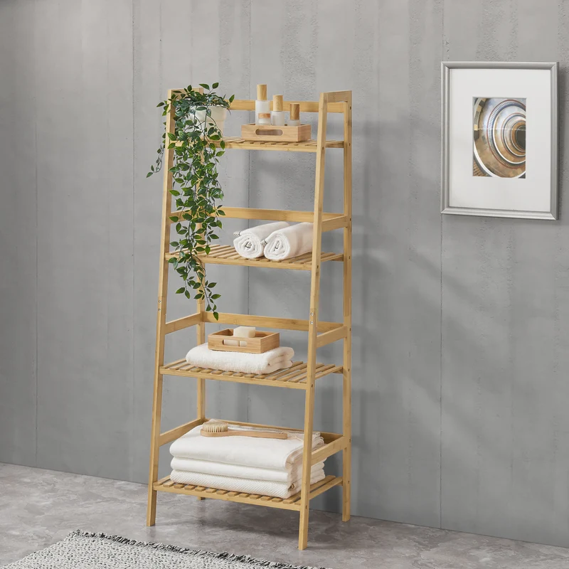 Steghylla Vinje 48x32x123 cm bambu [en.casa]