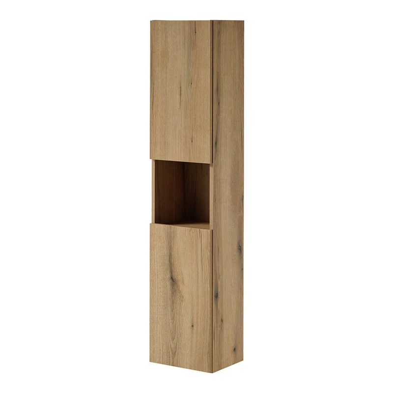 Högskåp Skelbolu 140x30x25 cm Eklook [en.casa]