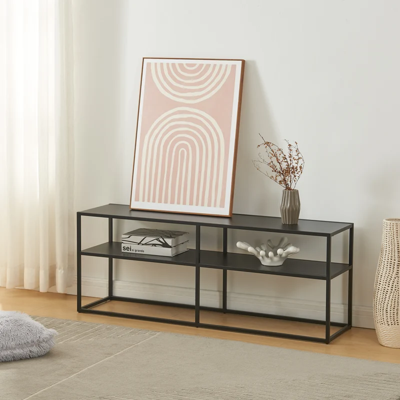 TV-bord Solund 120x30x46cm Svart [en.casa]