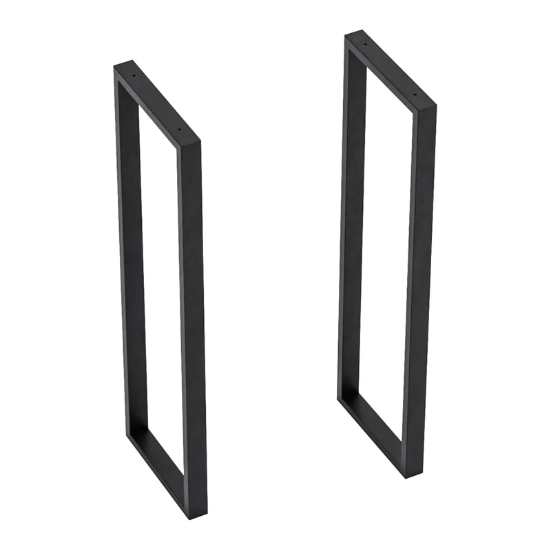 Bordsstativ Kauniainen set om 2 stål 87x27 cm [en.casa]