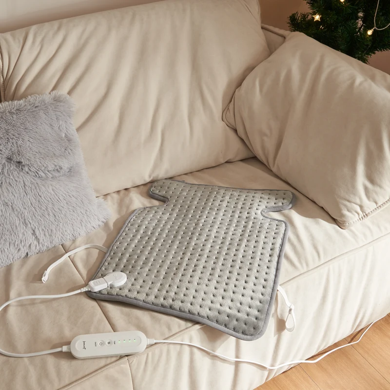 Elektrisk värmekudde Calvera 50x40 cm fleece [en.casa]