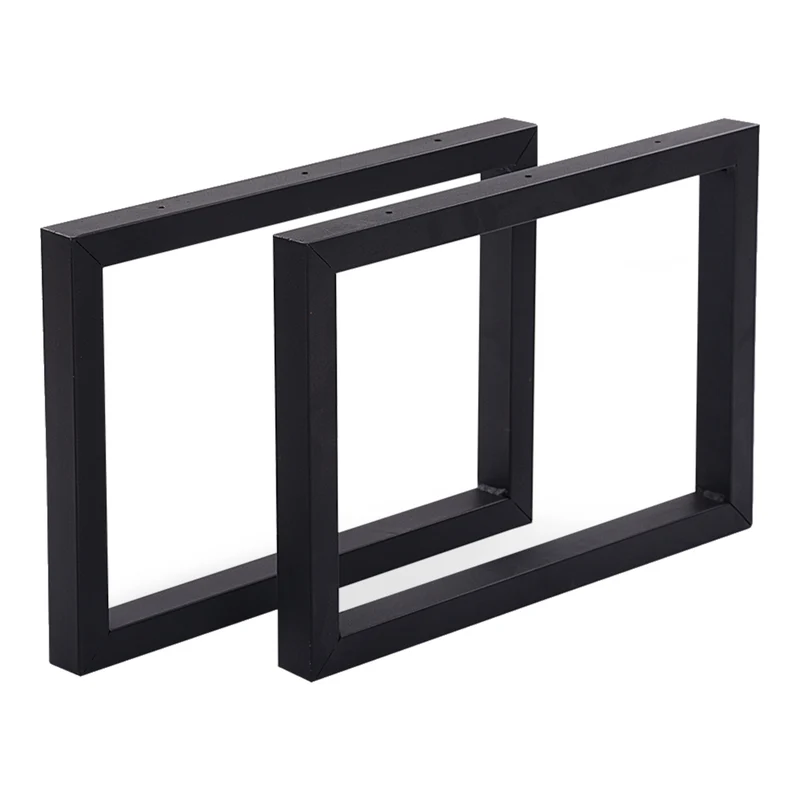 Bordsstativ Lunderskov set om 2 stål 35x50cm svart [en.casa]