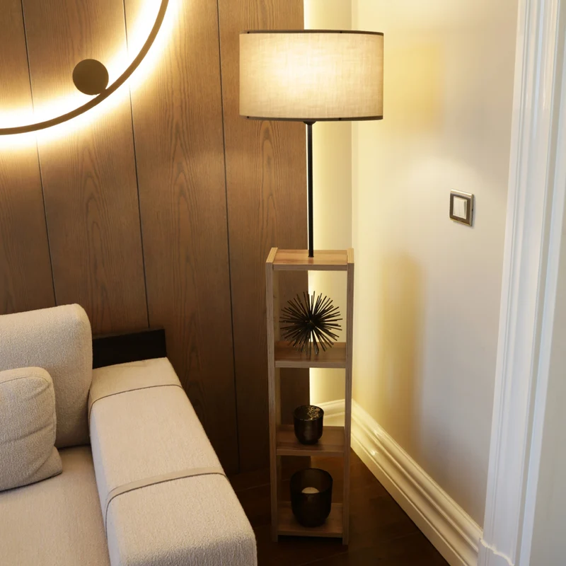 Golvlampa Redditch Beige [lux.pro]