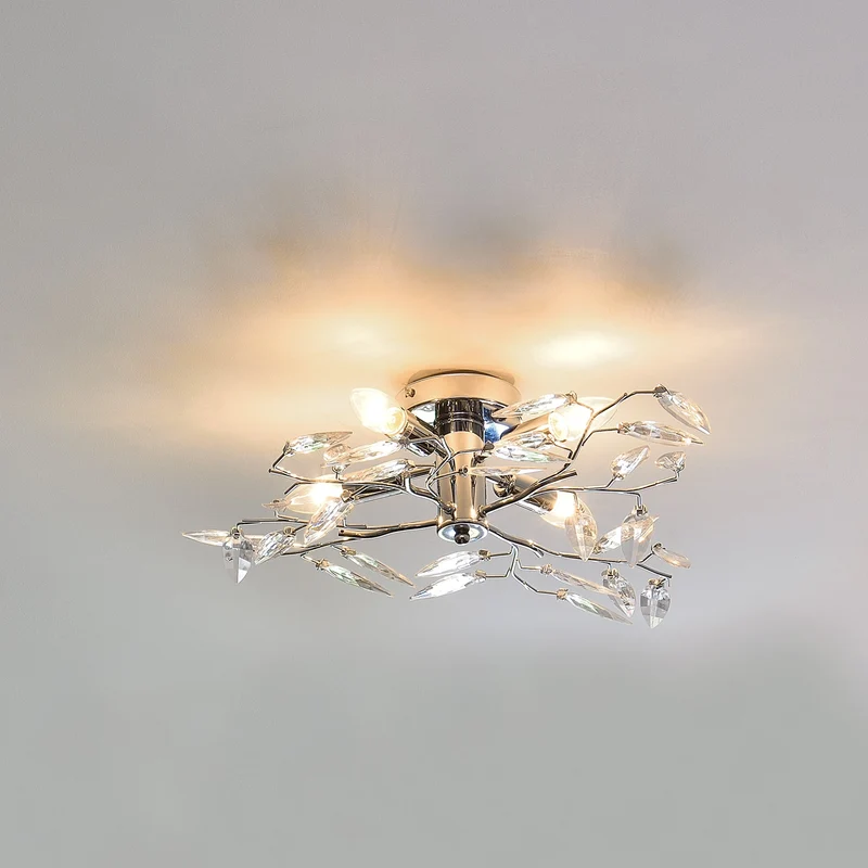 Stilig plafond - Kira - krom / silver