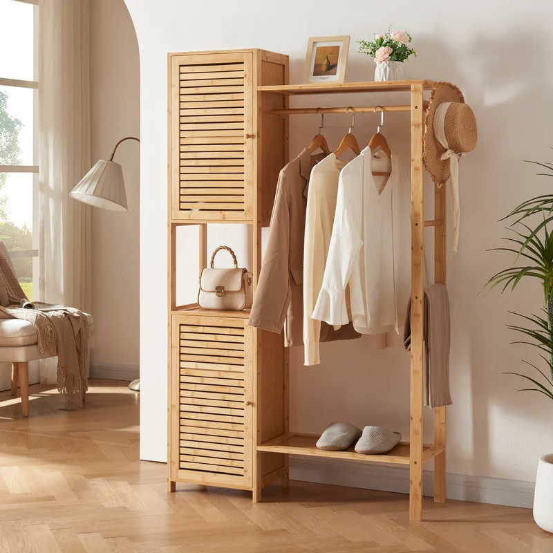 Klädhängare Oldsum bambu [en.casa]