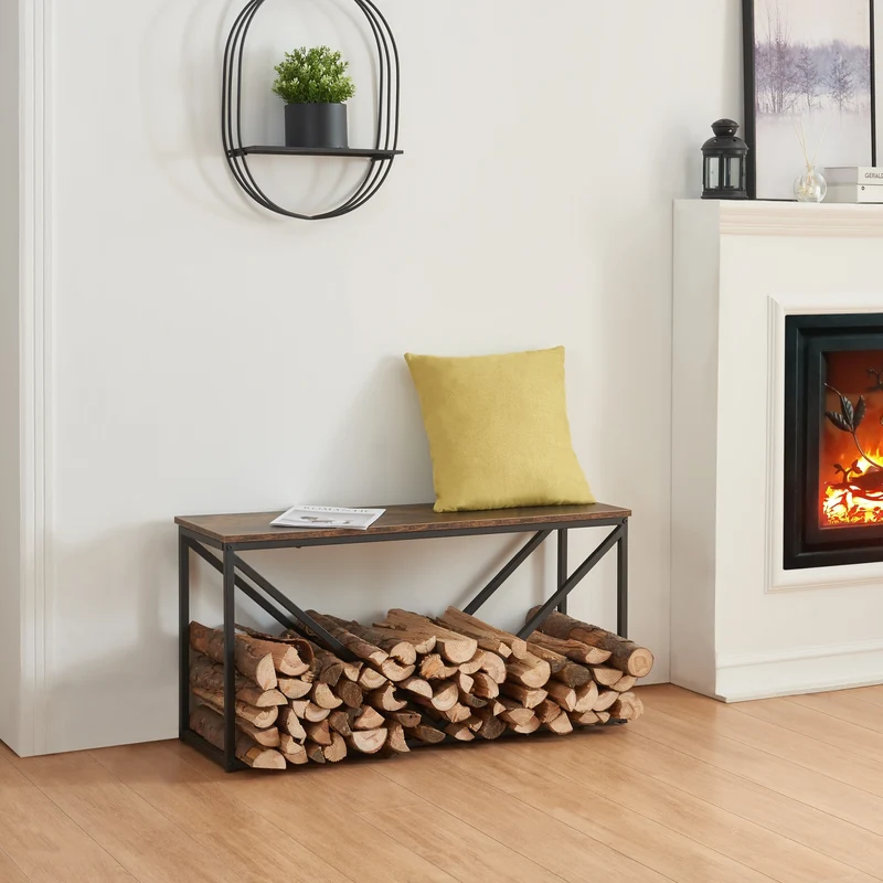 Vaasa vedställ med sittplats 100x30x50cm [en.casa]
