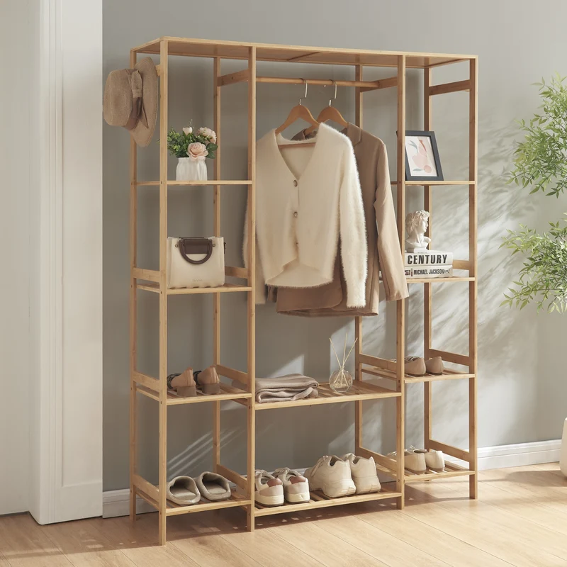 Klädhängare Ilomantsi bambu [en.casa]