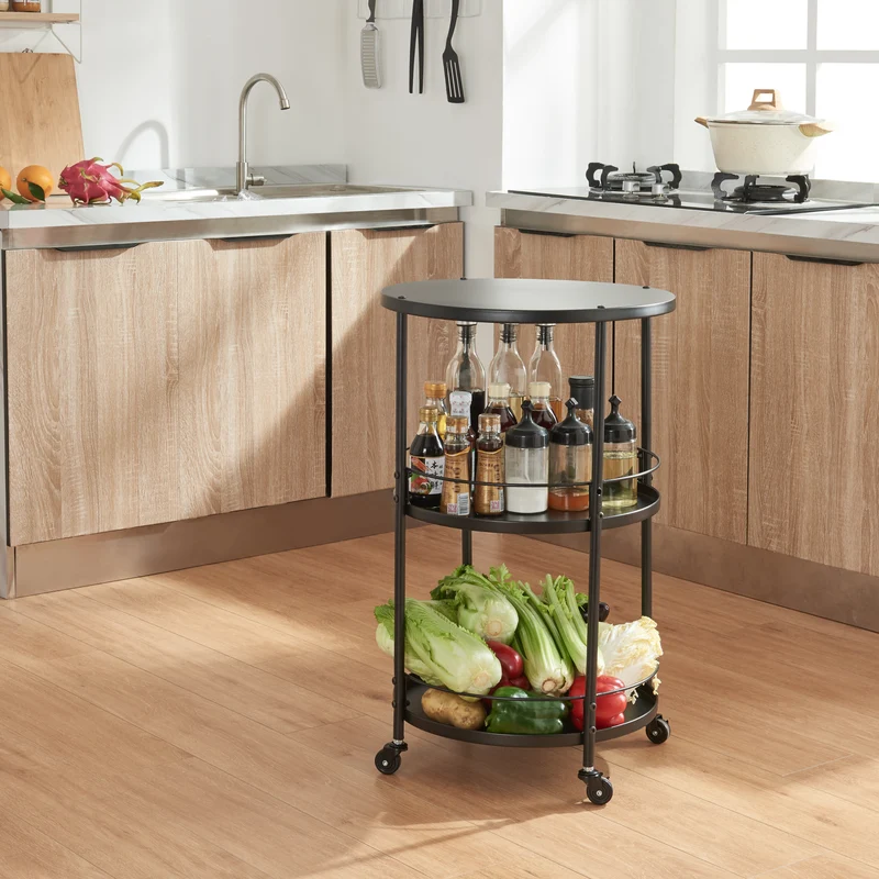 Serveringsvagn Munkedal metall svart [en.casa]