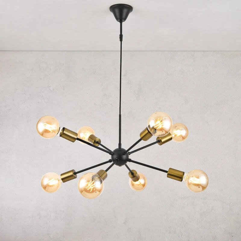 Taklampa Amiens 8-armad [lux.pro]