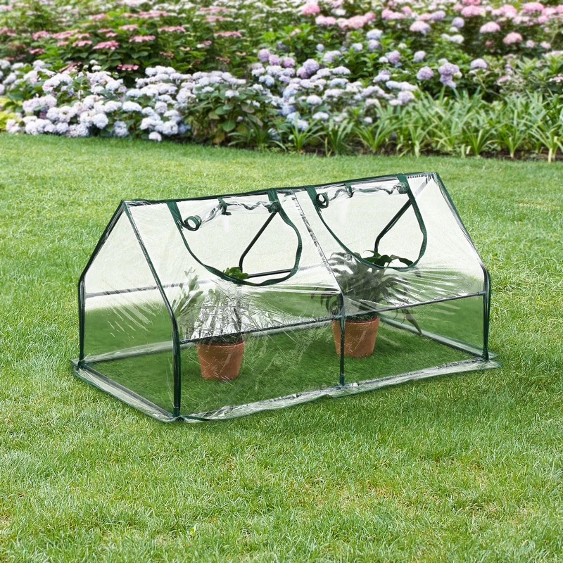 Växthus Laubach 120x60x60 cm [en.casa]