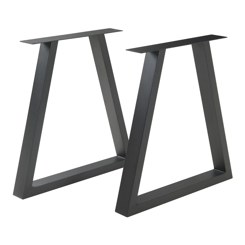 Bordsstativ set om 2 Lyngby 72x55/70cm svart [en.casa]