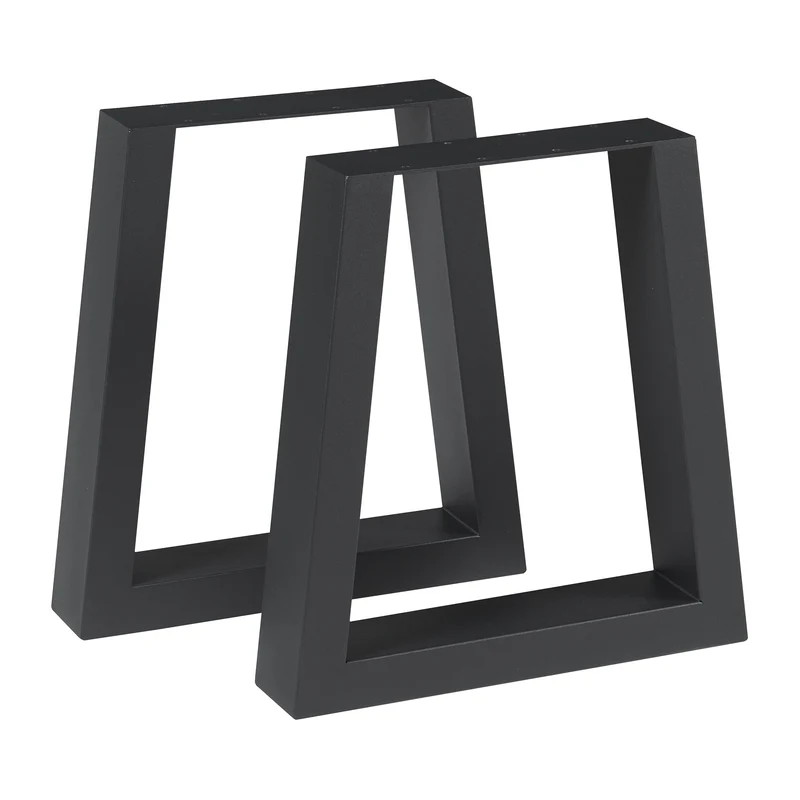 Bordställ 2-pack Marstal 42x40cm Svart [en.casa]