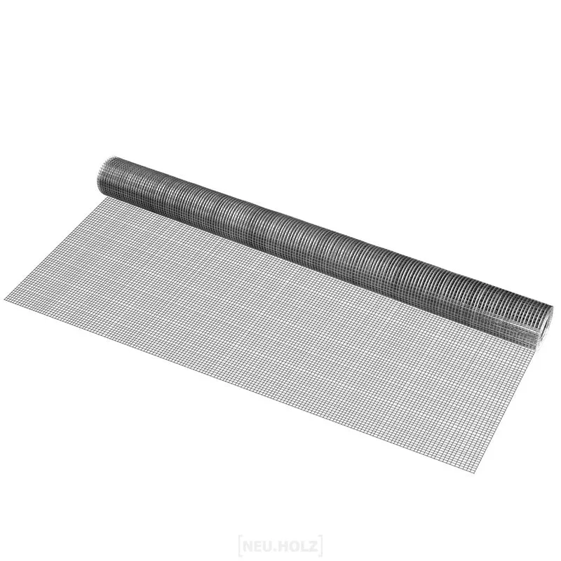 Trådnät 100cmx5m stål silver välj variant [pro.tec]
