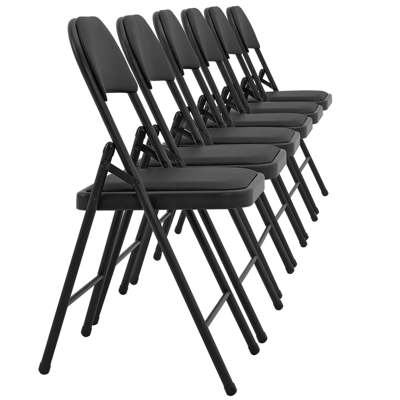 [pro.tec]® Kontorsstol/Konferensstol-set 6-i olika färger-46x80x50cm