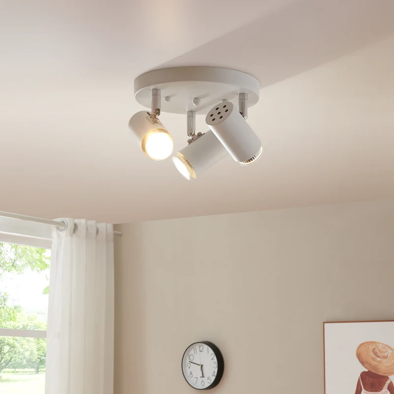 Taklampa Bathgate 3 x GU10 Vit [lux.pro]