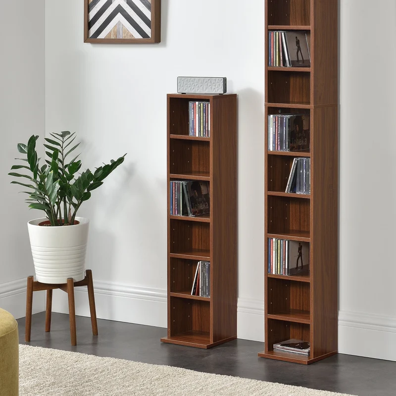 CD hylla bokhylla 90x20x20 cm [en.casa] välj modell