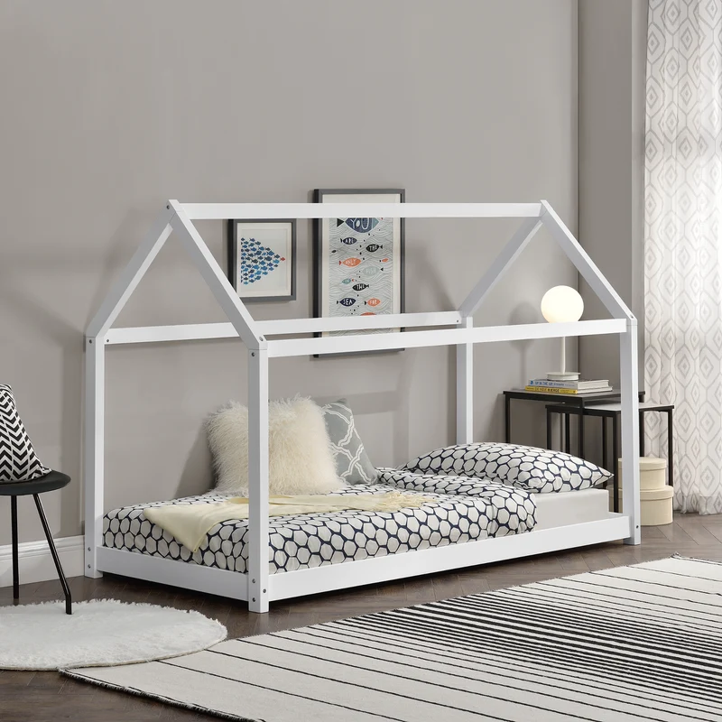Juniorsäng Hussäng 90x200cm furu [en.casa] välj modell