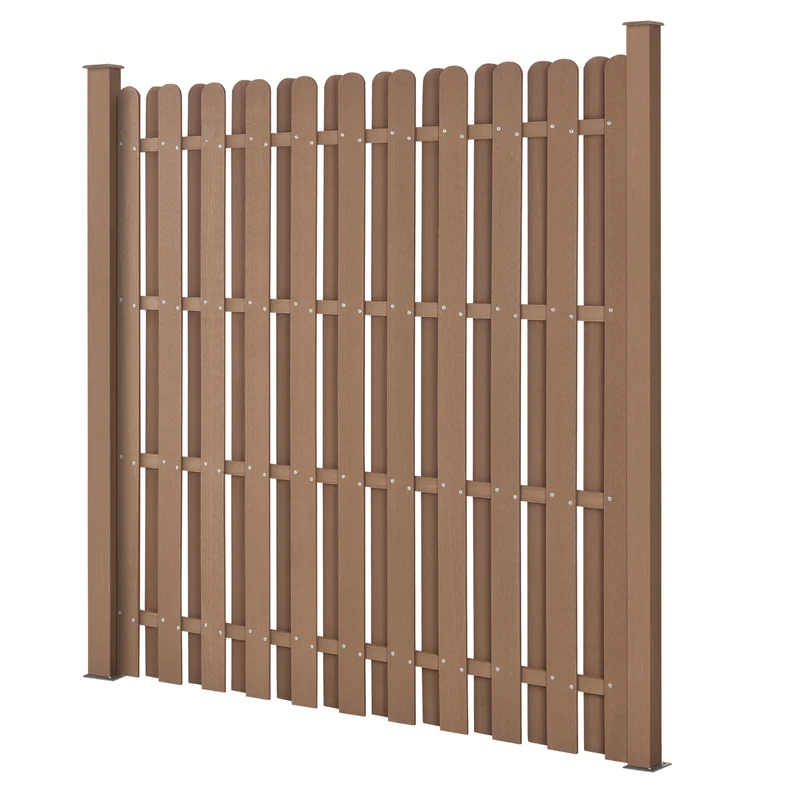 Staket med stolpe WPC 180x180cm [neu.holz] välj modell