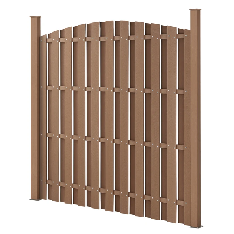 WPC Staket med stolpe 185x193cm [neu.holz] välj modell