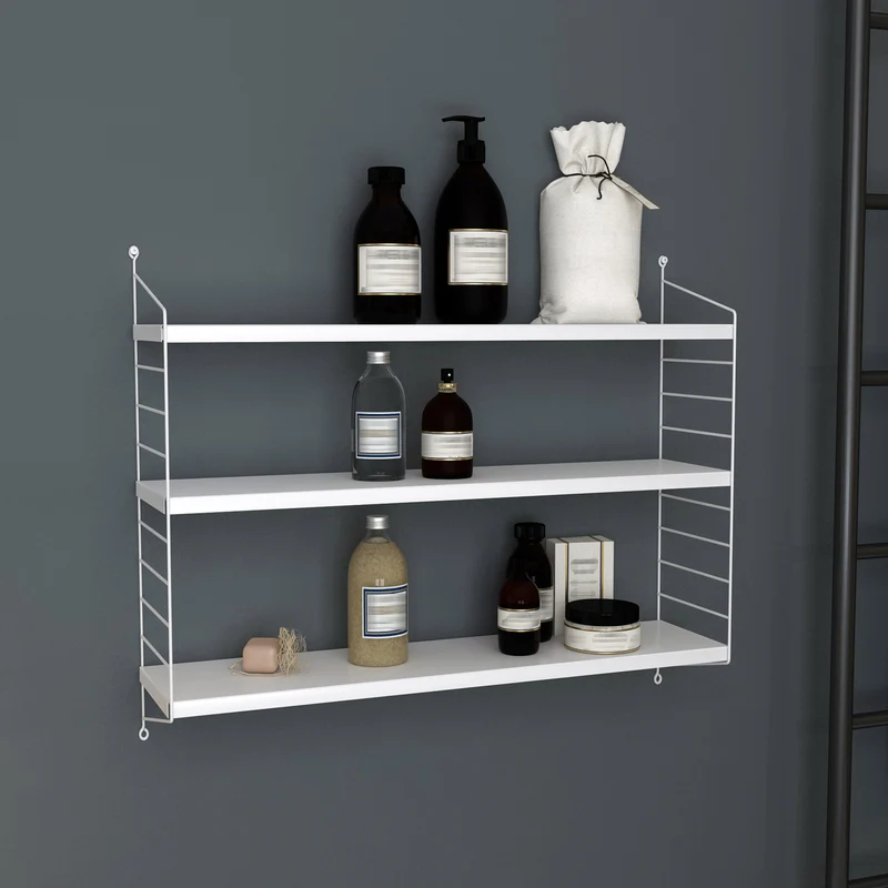 Vägghylla Strängnäs 50x60x15 cm stål [en.casa] välj modell