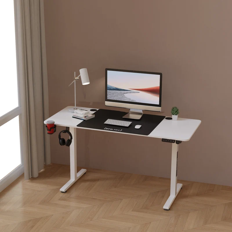 Höj och sänkbart skrivbord Stryn 72 - 117 cm [pro.tec] välj modell