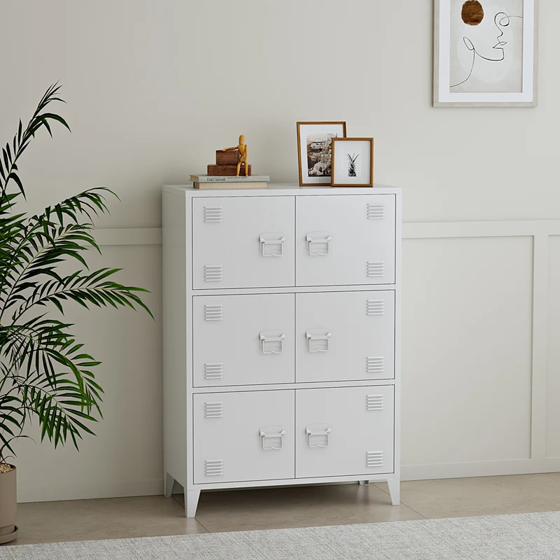 Kontorsskåp Hamina 113x80x40cm i olika färger [en.casa]