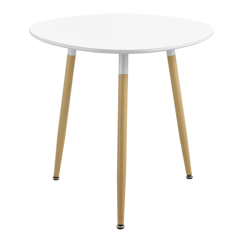 Matbord Margarete plats för 3 ekfärg vit [en.casa] välj modell