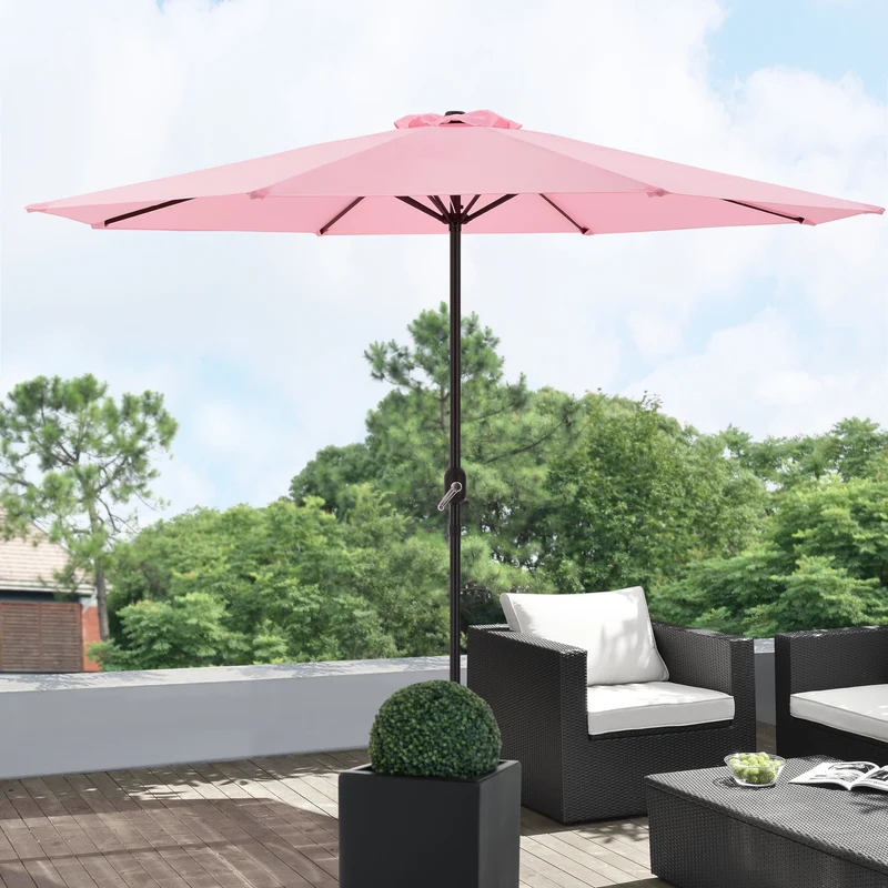 Parasoll Sonn trädgårdsparasoll balkongparasoll 300x230cm stål vattenavvisande [en.casa] välj modell