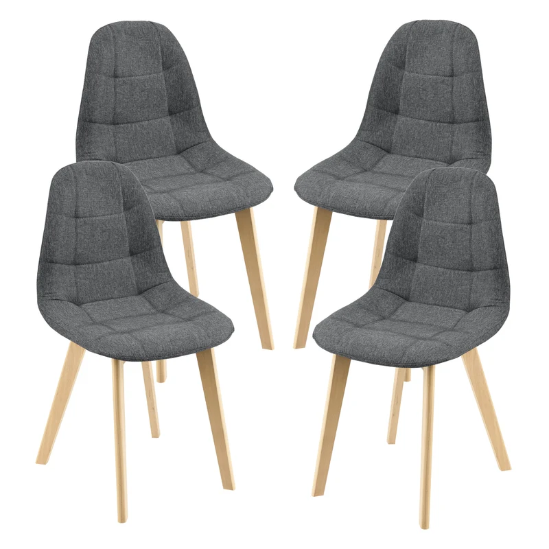 Stol Kopparberg set om 4 [en.casa] välj modell