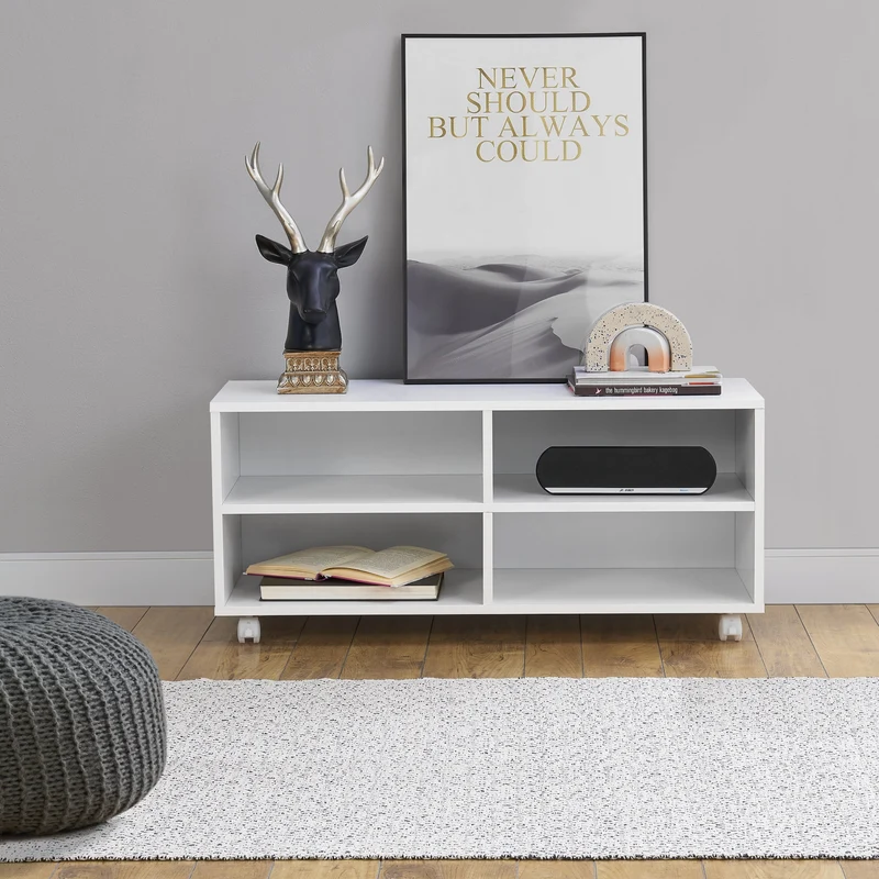 Tv-bänk Gränne med hjul 90x35x40,5 cm [en.casa] välj modell