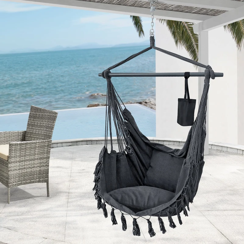 Hängstol Aranga med 2 dynor 150x120 cm [en.casa] välj modell