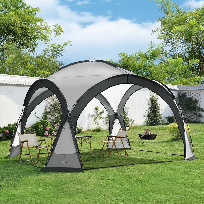 LED-paviljong Grästorp Marquee Trädgårdspaviljong i olika färger [pro.tec]