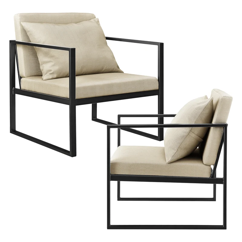 Fåtölj Matstol Ragusa set om 2 [en.casa] välj modell