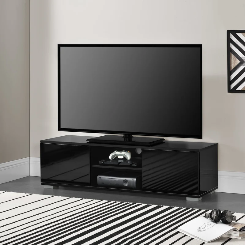 Tv bänk 2 dörrar 34,5x120x40cm [en.casa] välj modell