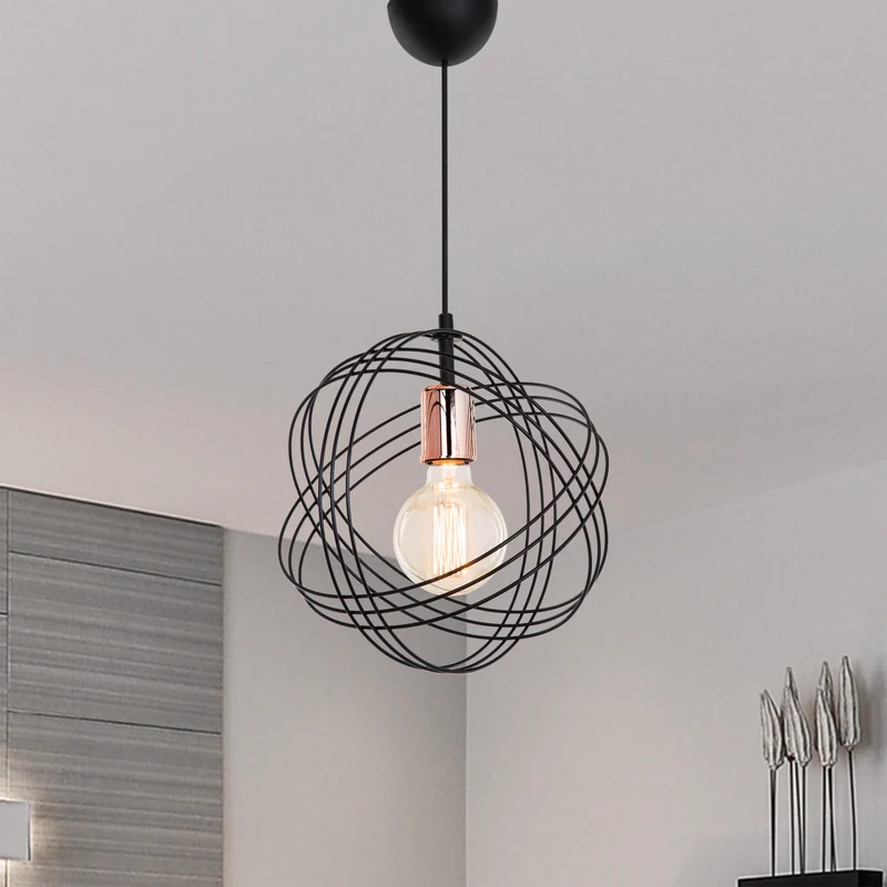 Taklampa Hove E27 metall i olika färger [lux.pro]