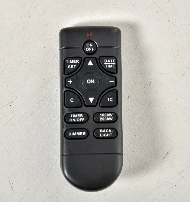Elektrický krb, 1000 W/2000 W, pokrytí 20–25 m²