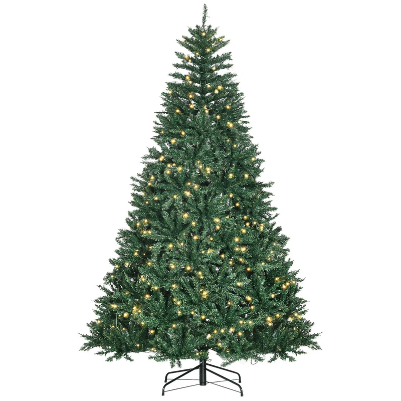 Umělý vánoční stromek se 700 LED světly, výška 2,1 m
