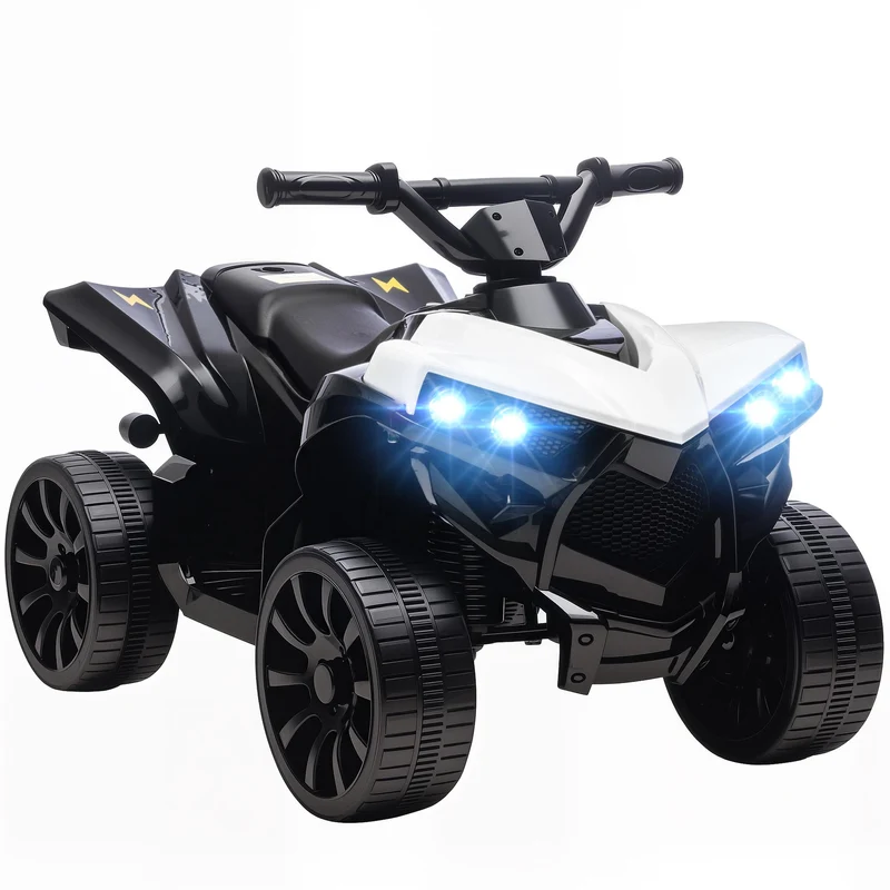 Elektrická čtyřkolka pro děti – motor 6 V, hudba, světlomety, 3–6 let