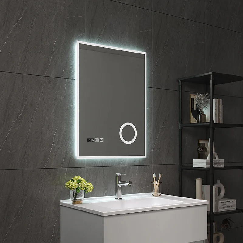 LED-badrumsspegel Lizzano vit i olika storlekar [pro.tec]