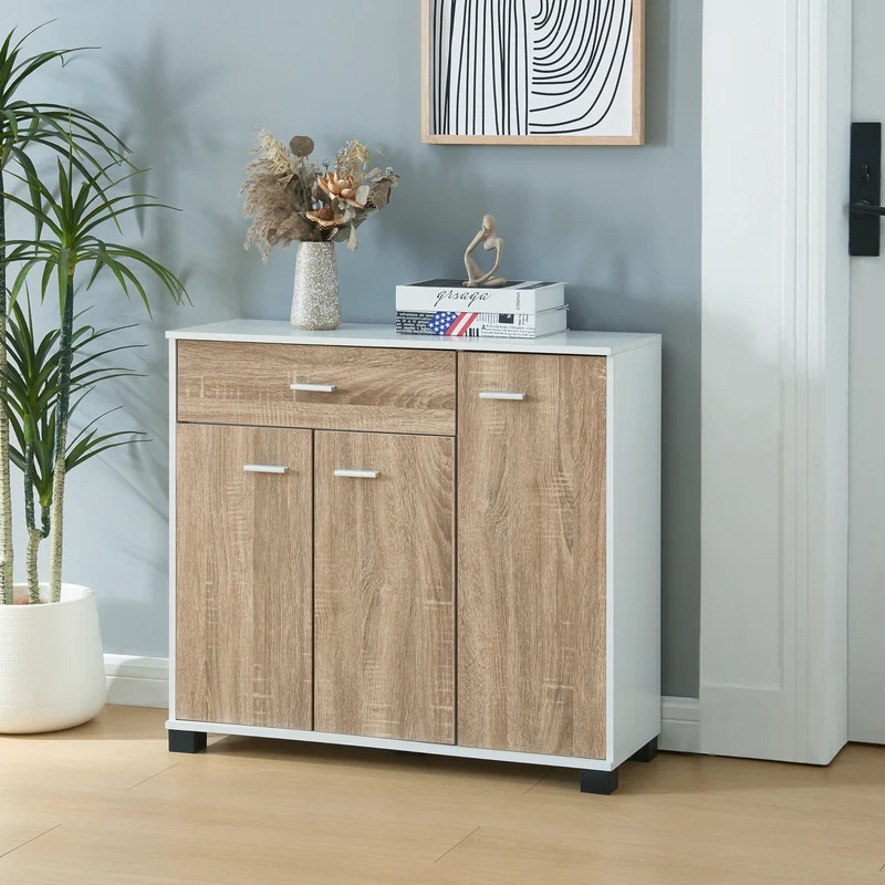 Skänk Bobeck 72x80x28 cm [en.casa]