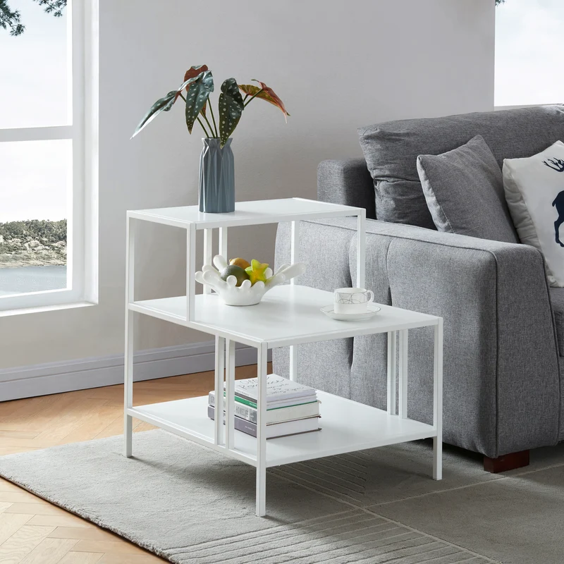 Soffbord Kumlinge stål [en.casa] välj modell