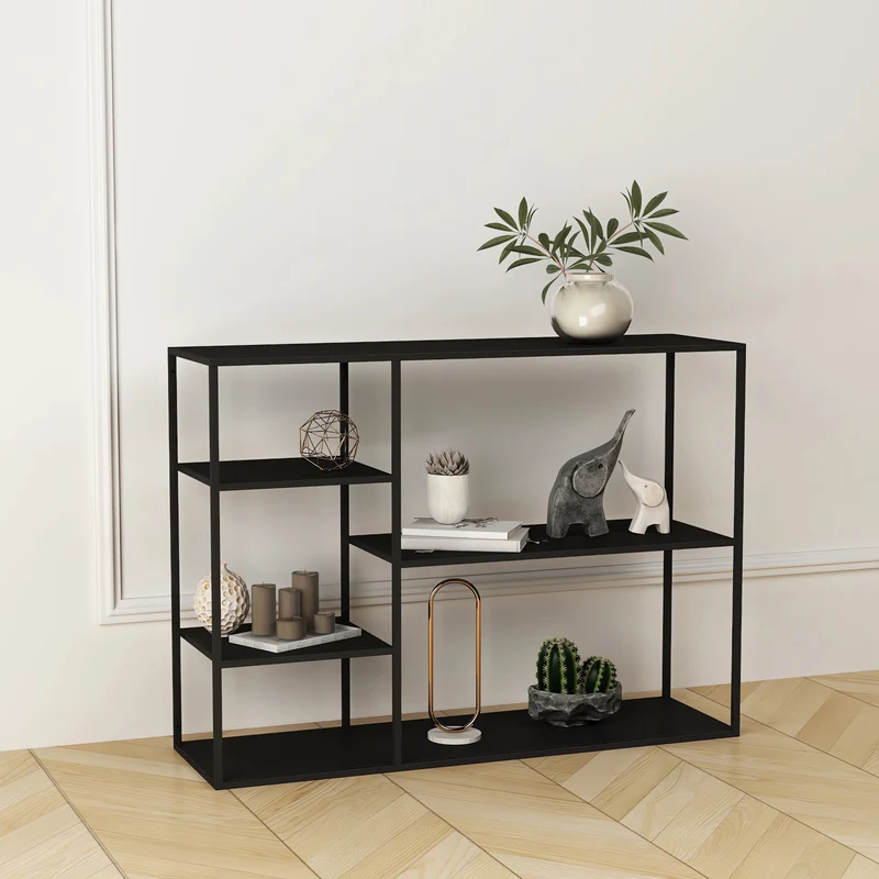 Isojoki hyllplan 120x35x87,5 cm metall [en.casa]
