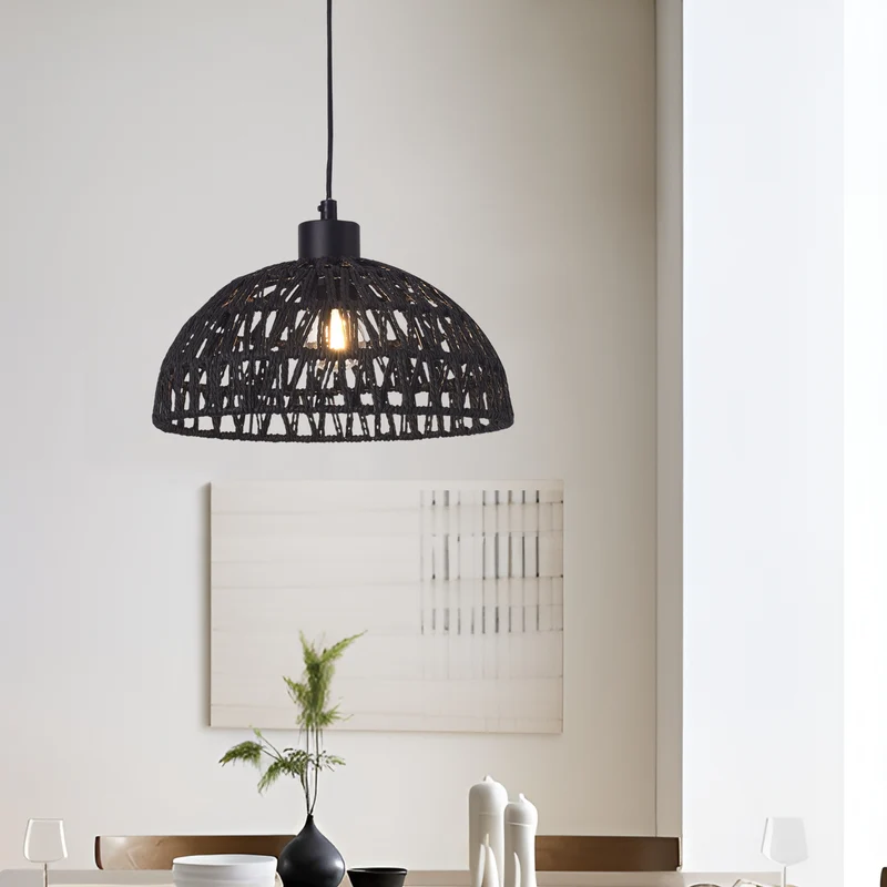 Taklampa Alton Metall+Rattan [lux.pro]