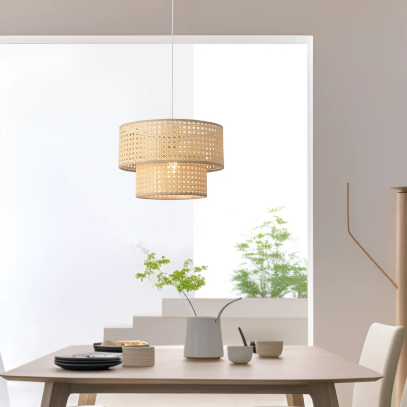 Taklampa Ascot rottingutseende [lux.pro]