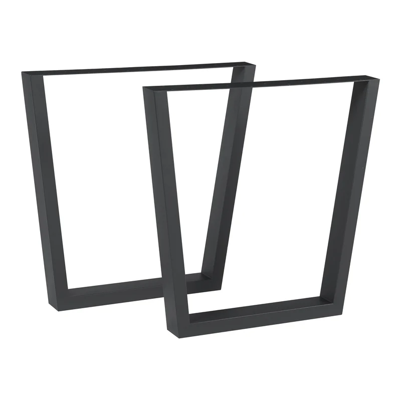 Bordställ 2-pack Lalling Svart [en.casa]