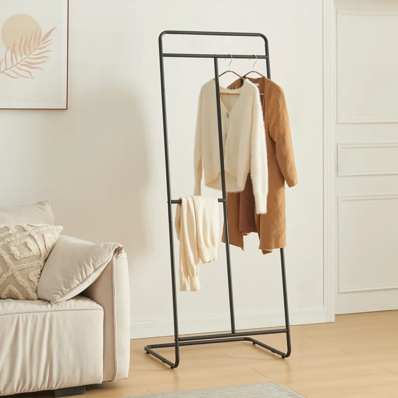 Garderobsställning Sandviken 166x63x48 cm stål [en.casa]
