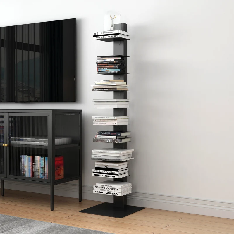Bokhylla Eksjö 150x39x39 cm stål [en.casa]