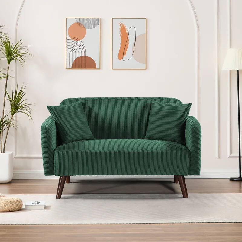 Soffa Midt 2-sits 132x70x80,5 cm [en.casa]