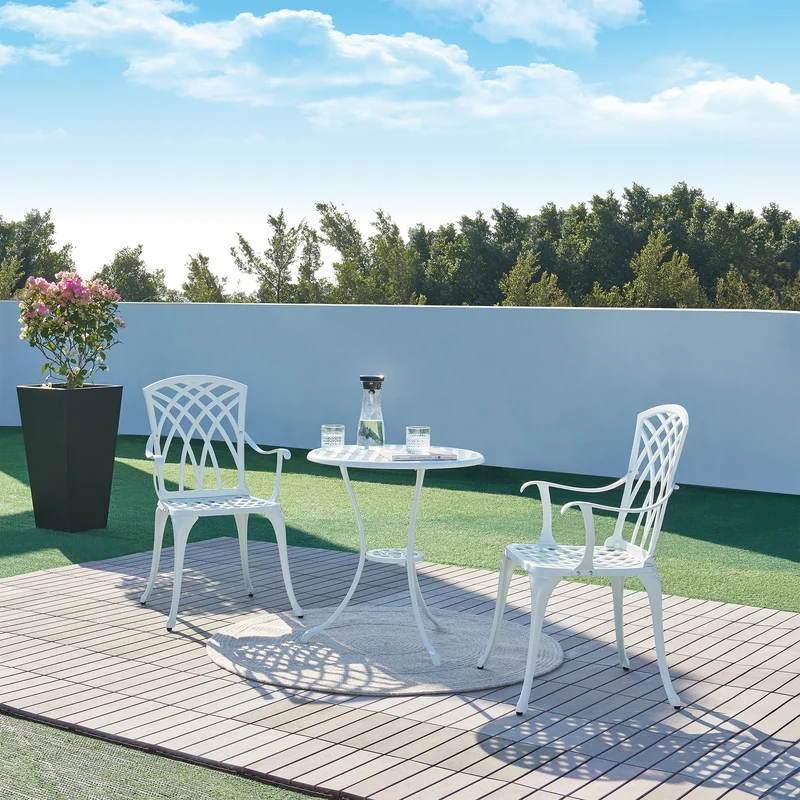 Bistroset Vena 3 delar Aluminiumgjutgods [casa.pro]